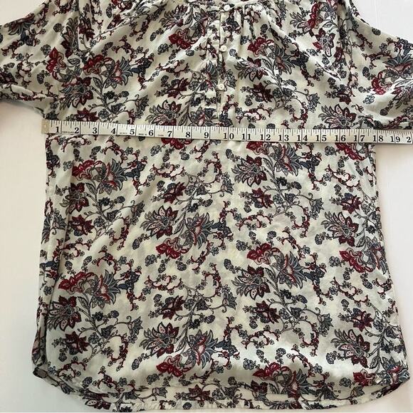 Rose & Rhyme Floral Blouse Size Small Top Bohemian Peasant Lightweight Fairy - Picture 9 of 10